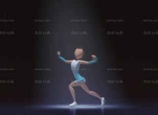 Figure skating animation