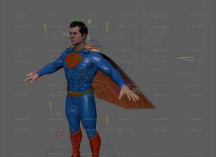 дʵӢ۳mayaģSuperman_forever full rigged with textures